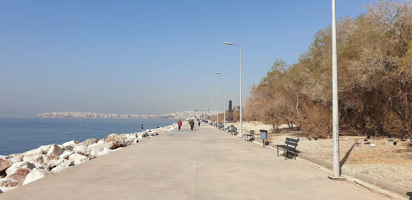 Paleo Faliro · Flisvos sahil parkı ve promenat